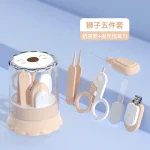 Ensemble de soins des ongles pour bébé nouveauné coupeongles antipincement accessoires de manucure idéal pour bébé qualité premium