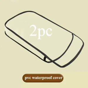 Manchons de guidon imperméables PVC protections moto et vélo hiver couvrepoignées bébé Easy Poussette