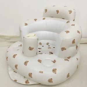 Canapé gonflable bébé chaise de bain portée douce en PVC multifonctionnel pratique sécuritaire