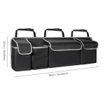 Organisateur coffre voiture sac rangement suspendu dos siège Oxford cloth durable sécurisé bébé rangements pratiques design moderne