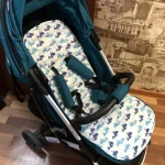 Doublure de siège poussette polymère bébé confortable respirante douce matelas coussin couches accessoires