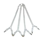 Sangles de lit réglables, pinces à bretelles, textiles de maison, Gadgets d&rsquo;organisation, fixation croisée, Clips pour housse de matelas – white