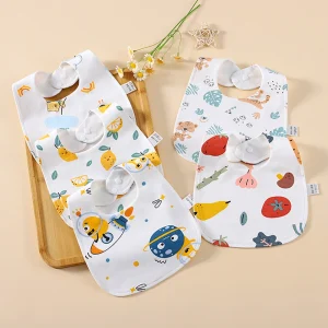 5 pièces bavoirs bébé en coton tissu absorbant design animaux unisexe nourrisson 012 mois 5 pièces bavoirs bébé en coton tissu absorbant design animaux unisexe nourrisson 012 mois