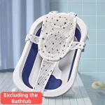 Support de bain universel pour bébé filet de bain flottant antidérapant tapis de baignoire pour nouveauné et nourrisson accessoire bébé en polyester et caoutchouc
