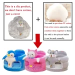 Canapé enfant DIY en tissu doux 3 coloris animaux sans rembourrage style moderne brand Spoil you idéal pour chambre bébé confortable et lavable