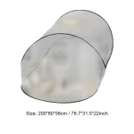 Tente AntiMoustiques PopUp en Polyester Portable Design Simple 200x80x56cm