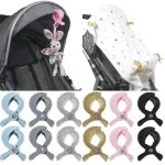 Accessoire poussette clip crocodile multicolore clips de poussette bébé attache jouet peluche lapin accessoires poussette portables clips de siège voiture bébé
