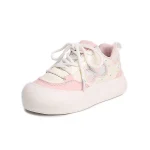 Baskets enfants filles sneakers mode printempsautomne cuir synthétique confortables style moderne