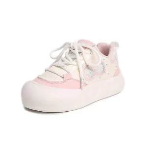 Baskets enfants filles sneakers mode printempsautomne cuir synthétique confortables style moderne