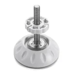 Bouchons de broche filetés pour portes de bébé protection de porte de sécurité kit de boulons à vis pour baby gates portes d&rsquo;escalier et chiens de compagnie  blanc