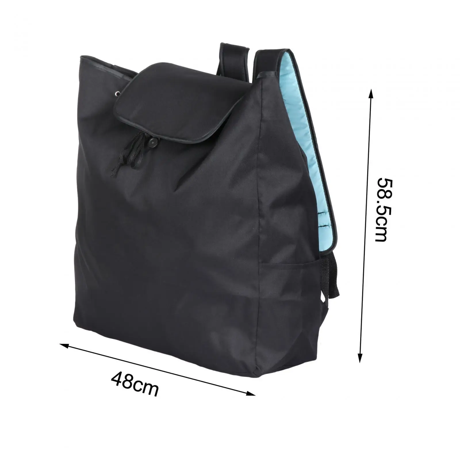 Organisateur de voyage pliable pour poussette sac à dos multifonction sangle ajustable polyester portable bébé maman sortie bagages