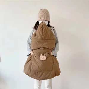 Couverture de poussette d’hiver cape pour bébé couverture de chariot coupevent nouveauné portage bébé tabouret de taille douce chaude avec poches personnages mignons 85x80cm Couverture de poussette d’hiver cape pour bébé couverture de chariot coupevent nouveauné portage bébé tabouret de taille douce chaude avec poches personnages mignons 85x80cm