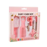Kit soins bébé complet cureongles sûr brosse et peigne doux accessoires hygiène outils bébé soins maternité qualité premium design sécuritaire