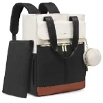 Sac à dos multifonctionnel cuir synthétique design moderne style élégant adapté bébé et quotidien idéal pour maman et papa