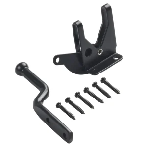 Support mural métal sécurisé pour maintenir outils et accessoires fixation murale durable et pratique design moderne en V noir satiné