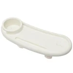 Portegobelet de poussette universel 3 en 1 plateau de table à dîner récepteur de collation et support de boissons pour bébés  Blanc