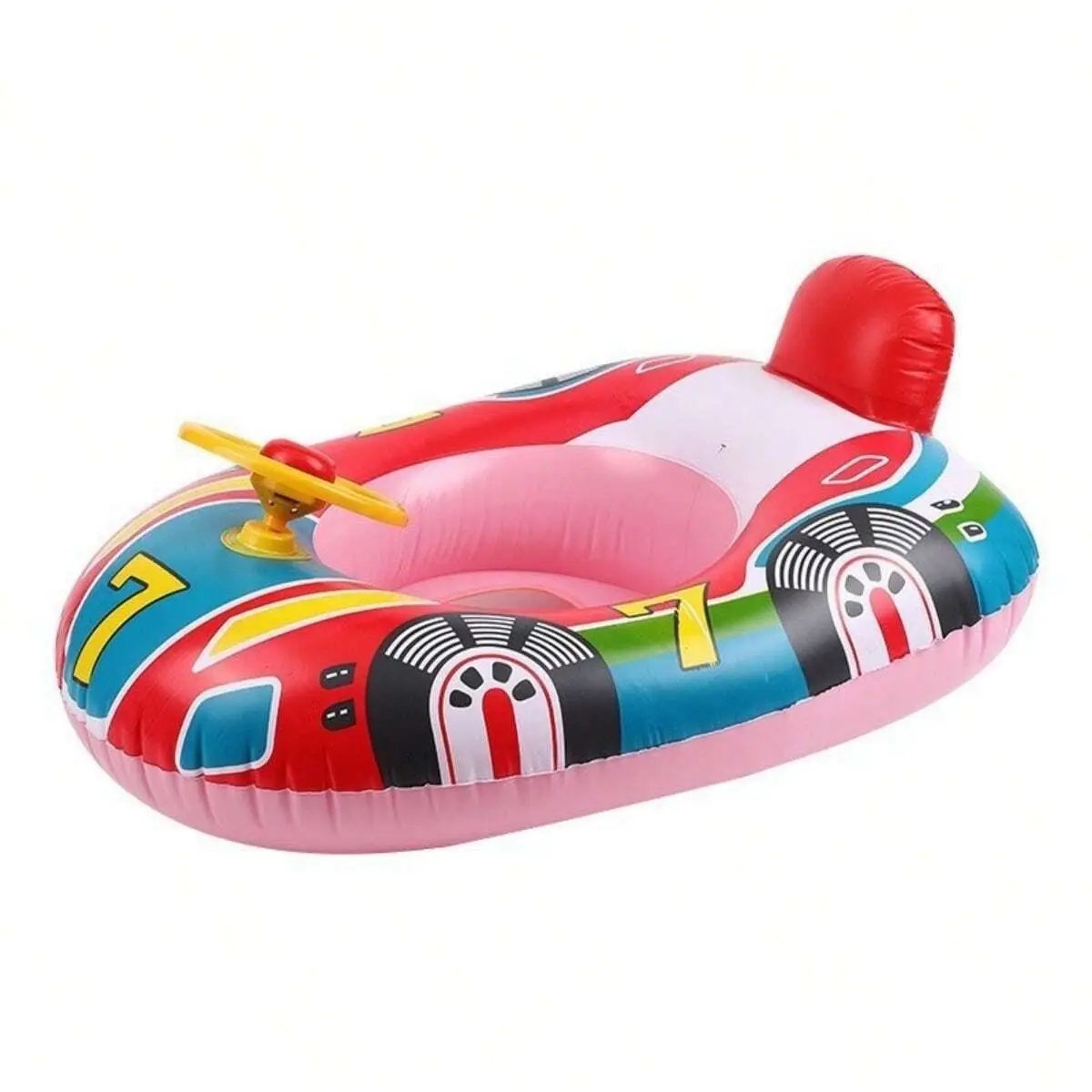 Flotteur gonflable bébé piscine design voiture anneaux de bain sécurisé plage été pour filles et garçons