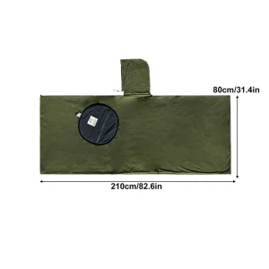 Sac de couchage portable bébé Camping Poncho Doublure polaire Capuche Couverture sécuritaire Accessoire voyage Qualité supérieure Confort thermique Origine Guangdong Matériau hydrofuge Design fonctionnel Espace généreux Couleur verte Sac de couchage portable bébé Camping Poncho Doublure polaire Capuche Couverture sécuritaire Accessoire voyage Qualité supérieure Confort thermique Origine Guangdong Matériau hydrofuge Design fonctionnel Espace généreux Couleur verte