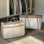 Sac spinal multifonctionnel grande capacité style coréen pour mère et bébé sac à couches portable sac à lait mode unique beige