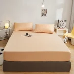 Housse matelas coton Dreamreal douceur Peach design minimal lit double style moderne qualité supérieure entretien facile
