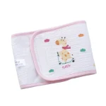 Ceinture nombril pour bébé protecteur ventre pour nouveauné bande ventre absorbante en coton protège cordon ombilical design animal pink deer ride
