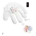 Gant de sommeil apaisant bébé oreiller mains en peluche antiéjection confortable sécurité électrique design lapin rechargeable télécommande incluse
