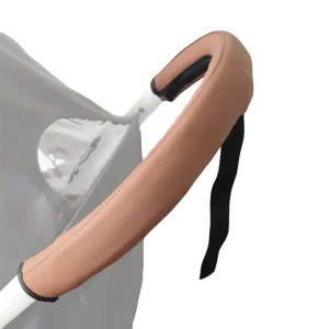 Accessoires poussette Babyzen housse protection cuir PU coussin accoudoir et poignée brown with hole Accessoires poussette Babyzen housse protection cuir PU coussin accoudoir et poignée brown with hole