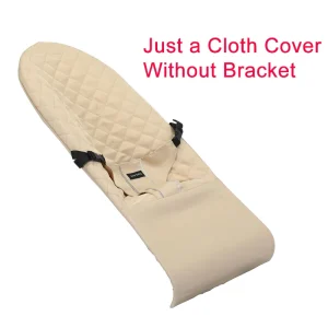 Housse universelle en coton pour bassine bébé tissu respirant design ergonomique 2 sangles ajustables beige doux et confortable Housse universelle en coton pour bassine bébé tissu respirant design ergonomique 2 sangles ajustables beige doux et confortable