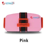 Mifold siège de voiture portable pour enfant coussin de sécurité poche de voyage pliable harnais The Grab and Go nd Go Booster  Pink