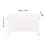 Filet de sécurité pour lit bébé protection antichute isolation pour enfant portable blanc facile à assembler durable moderne