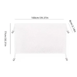 Filet de sécurité pour lit bébé protection antichute isolation pour enfant portable blanc facile à assembler durable moderne