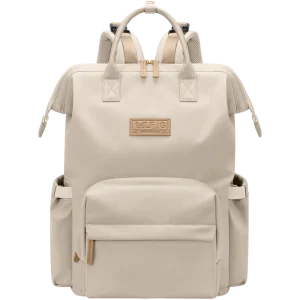 Sac à dos bébé grande capacité Golf Quality poches multiples doublure nylon style moderne beige élégant portage confortable Sac à dos bébé grande capacité Golf Quality poches multiples doublure nylon style moderne beige élégant portage confortable