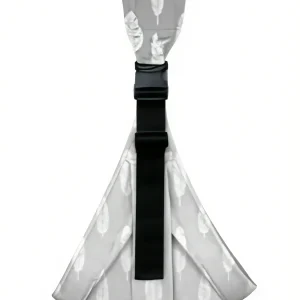 Transporteur bébé enveloppant doux antidérapant multifonctionnel portage latéral poussette accessoire bébé bas âge sac à dos portage confortable sécuritaire Feather