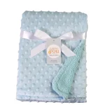 Couverture double couche pour bébé Just To You 76×102 cm lange de swaddle serviette de bain thermique couverture de poussette sac de nuit  L