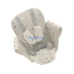 Coussin de dossier bébé haute sécurité 5 points motif étoile lune beige enfant 36 ans chaise voiture maison