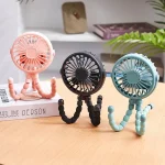 Poussette bébé multifonctionnelle portable batterie lithium USB rechargeable mini ventilateur octopus design compact 安全 durable pour étudiants et parents