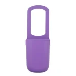 Portegobelet en silicone multifonctionnel pour poussette design moderne facile à installer support portable 1PC violet
