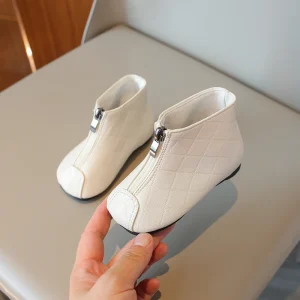 Bottines pour chiens en cuir synthétique bottes à zip antidérapantes protection des pattes pour promenades style moderne blanc 2025 blanc Bottines pour chiens en cuir synthétique bottes à zip antidérapantes protection des pattes pour promenades style moderne blanc 2025 blanc