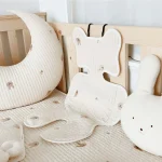 Doublure de poussette en coton doux respirant coussin de siège voiture tapis matelas pour bébé accessoire landau Rabbit