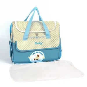 Sac à langer bébé multifonctionnel avec matelas à langer en tissu résistant et poches extérieures  Style moderne et pratique pour maman  Longueur de traîne optimale