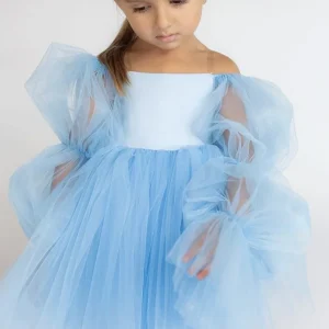 Robe de soirée pour nouveauné fille en tulle mariage baptême princesse élégante vêtements bébé fille sécurité bébé confort et style