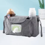 Sac de rangement multiusages bébé fonctionnalitéwipe window sac à biberons design moderne matière polyester portable maman
