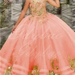 Robe demoiselle d&rsquo;honneur fille robe princesse tulle decorations perles mariage communion reconstitution histoire