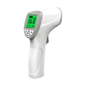 Thermomètre sans contact numérique pour bébé et adulte mesure de la température corporelle et fièvre hygiénique et facile à utiliser design moderne et compact