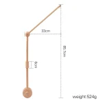 Bracket articulé en métal pour support lampe bébé design moderne flexible universel 85cm  Easy Poussette