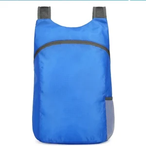 Sac à dos léger polyester portable poche frontale bretelles respirantes sac compact versatile usage quotidien sac de voyage sac pliable