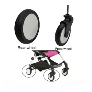 Roues avant et arrière en caoutchouc universelles pour Babyzen Yoyo Yoya Yu Yu accessoire de poussette bébé haute qualité sécurité style moderne certification CE Roues avant et arrière en caoutchouc universelles pour Babyzen Yoyo Yoya Yu Yu accessoire de poussette bébé haute qualité sécurité style moderne certification CE
