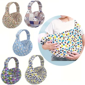 Portebébé ergonomique confortable multicolore motifs variés portage bébé sécurisé tissu doux sangles ajustables usage quotidien