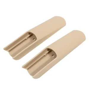 Accessoires chaise haute bébé coussin jambe antidérapant sécurité protection sol capuchon détachable 2 pièces beige Accessoires chaise haute bébé coussin jambe antidérapant sécurité protection sol capuchon détachable 2 pièces beige