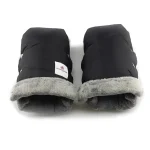 Gants chauds mitaines imperméables pour poussette bébé style hiver doux et confortable